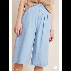 NEW Pilcro and the Letterpress/Anthropologie Culottes Size 32